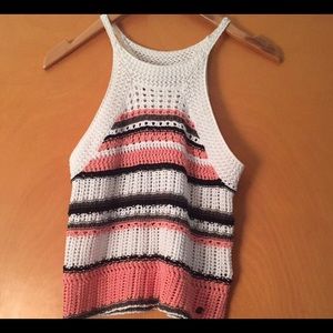 WOMENS ROXY CROCHET SWEATER TANK